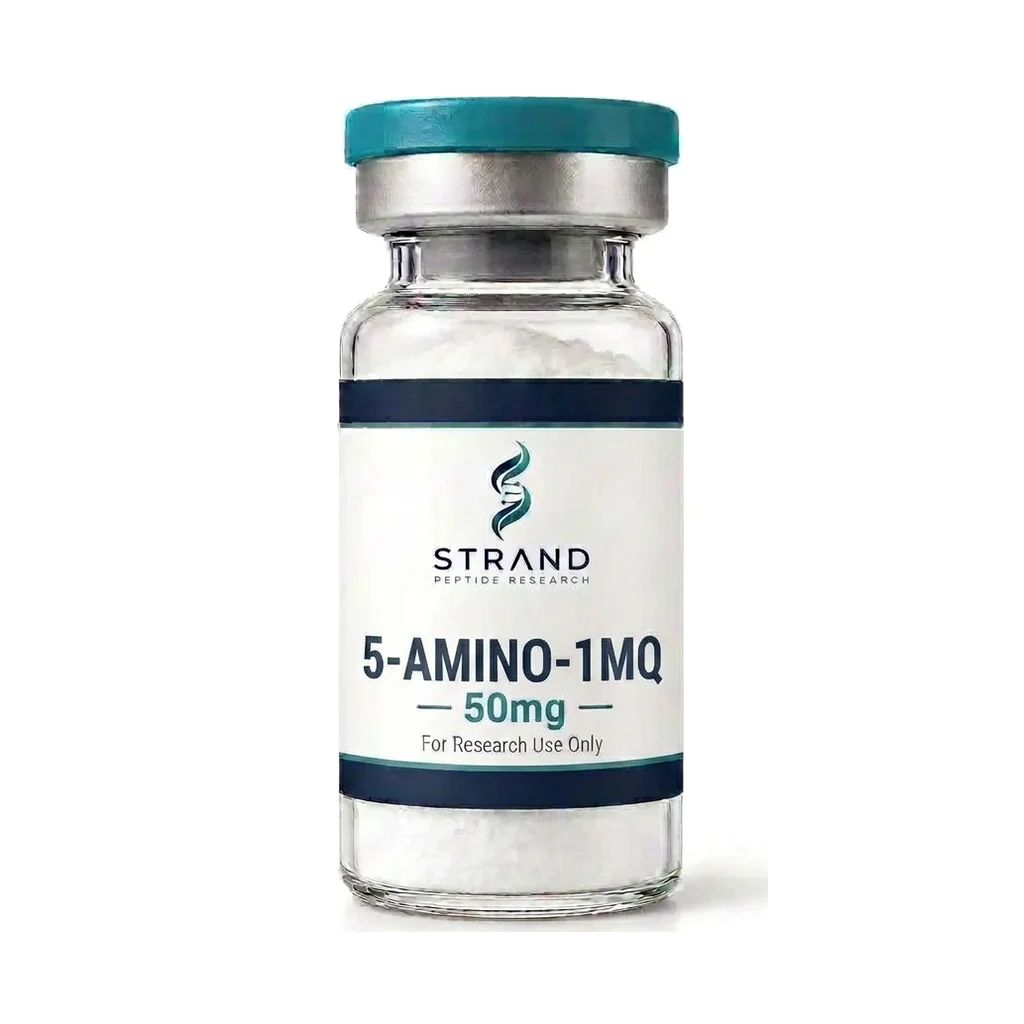 5-Amino-1MQ research peptide vial from Strand Peptide Research Australia