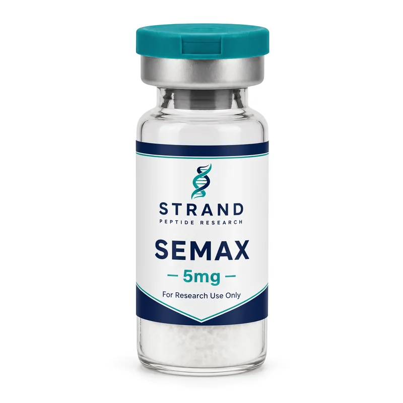Semax research peptide vial from Strand Peptide Research Australia