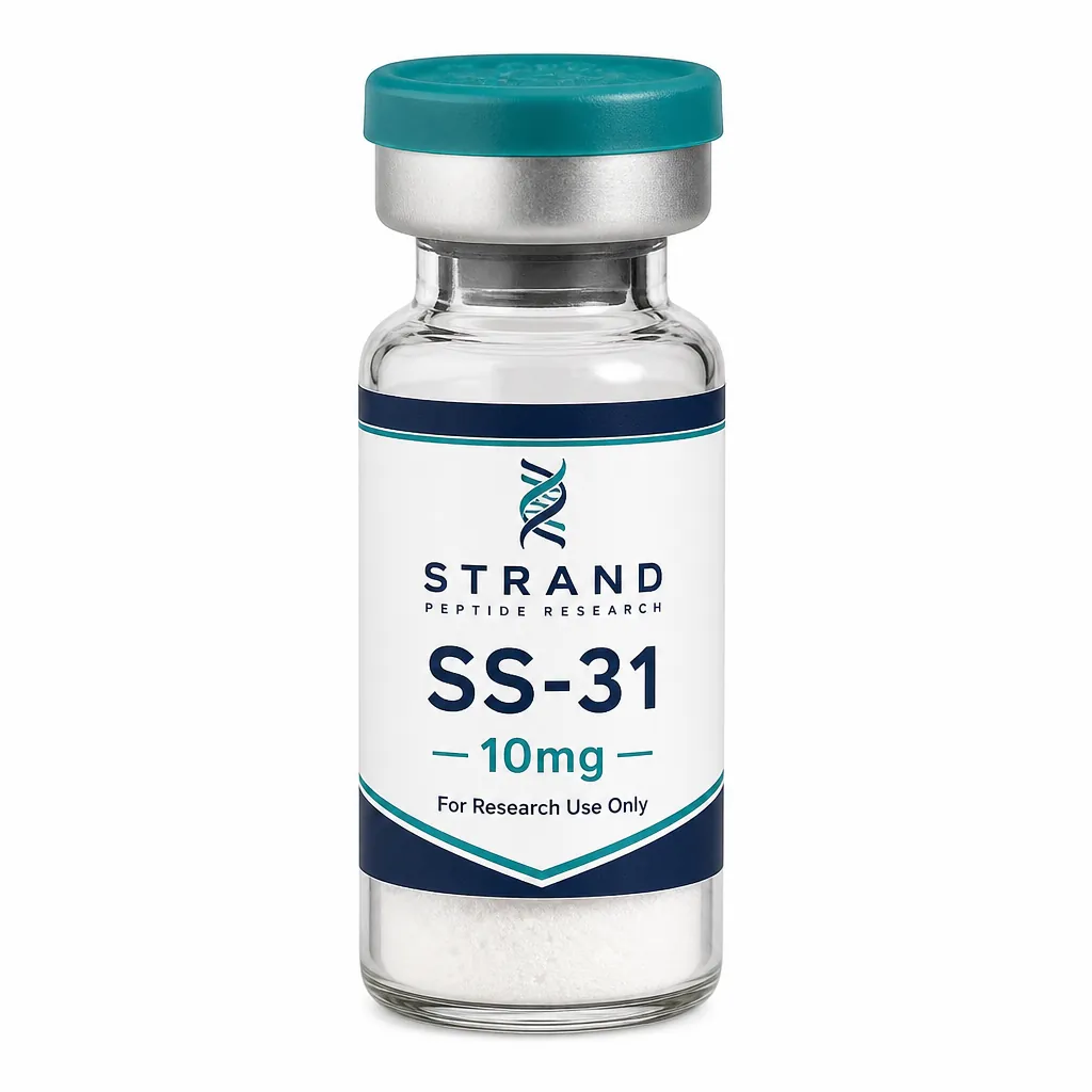 SS-31 research peptide vial from Strand Peptide Research Australia