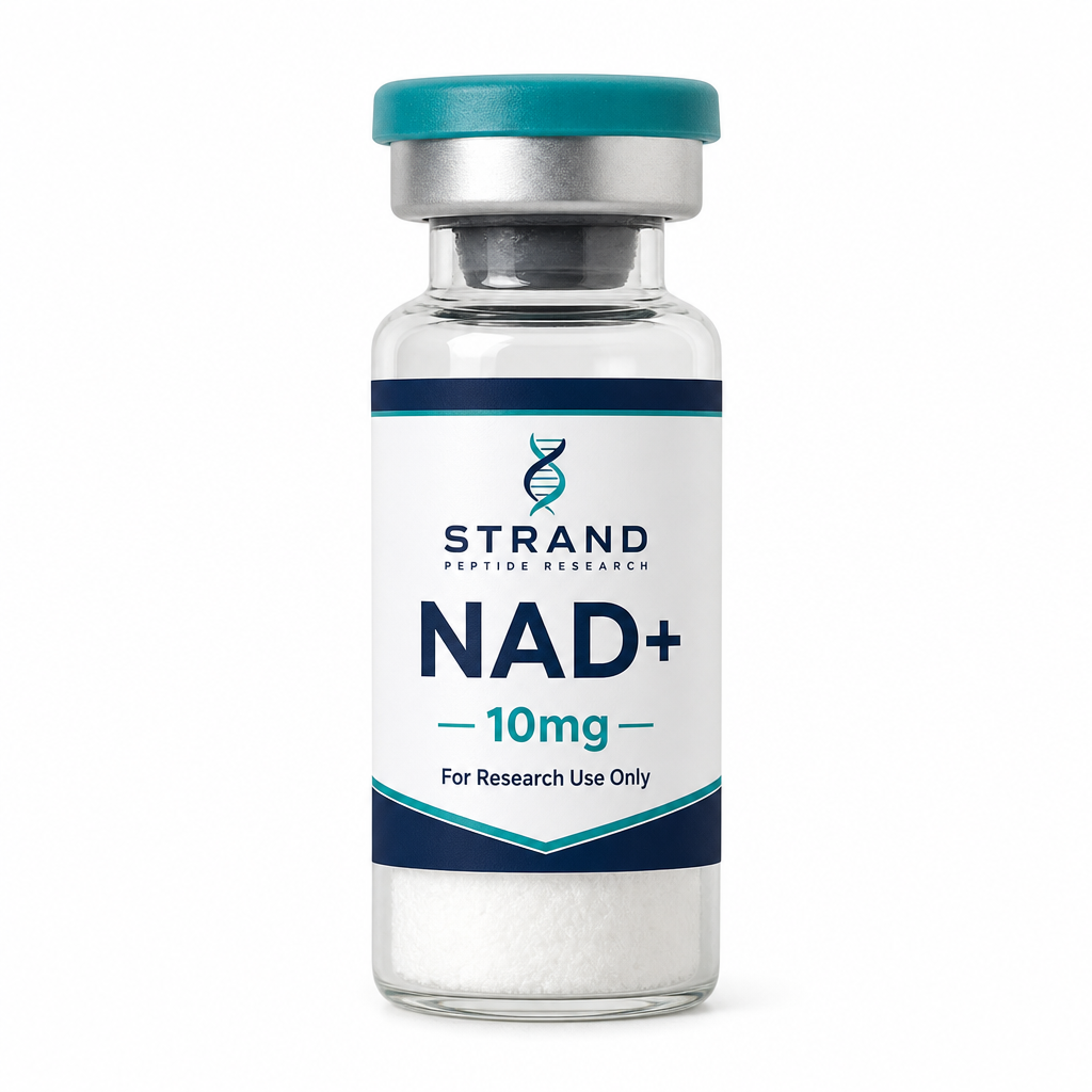 NAD+ 10mg vial by Strand Peptide Research